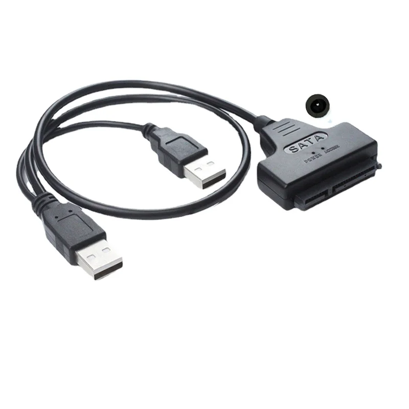 USB 2.0 To SATA Hard Drive Adapter Cable SATA Data Cord for 2.5 Inch Hard Disk Drive HDD Line