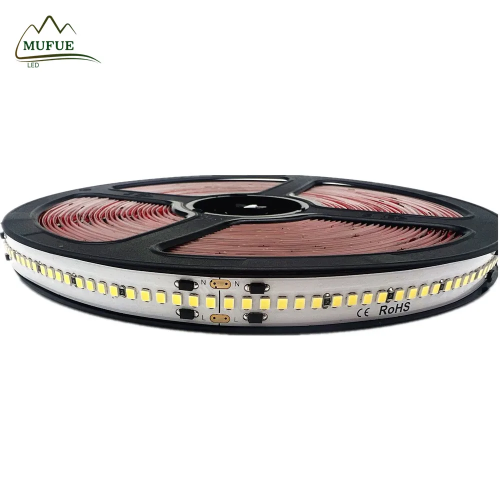 Hotel garden IP65 smd 2835 120leds/m AC 110V 220V strip led tape light not need Drive