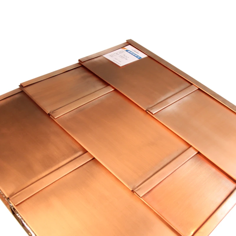 Professional Customization Copper roof manufacturer Square flat lock copper tile Decorate the roof of house