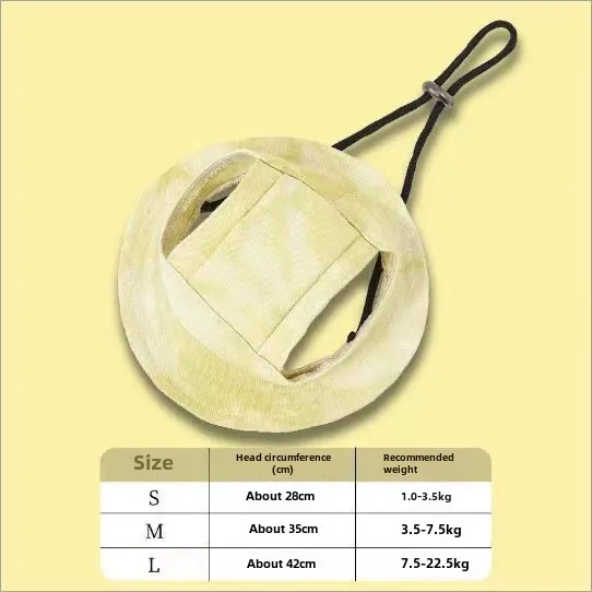 Custom Small Four Seasons Cute Sun-proof Adjustable Pet Hat Adjustable Pet Baseball Cap With Ear Holes Dog