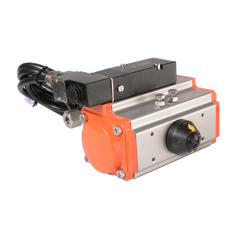 Stainless Steel 6000psi Pneumatic Compression Ball Valve with Explosion Proof Coil