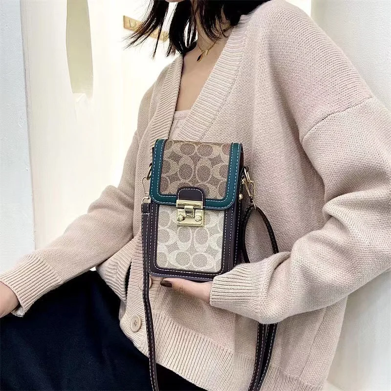 2024 модная женская мини-сумка через плечо маленькая сумка для мобильного телефона женщин