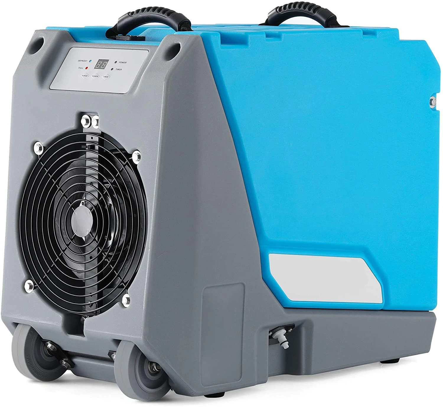 Commercial 180 Pints Crawlspace Dehumidifier  Garage Dehumidifier  For  Water Damage Restoration