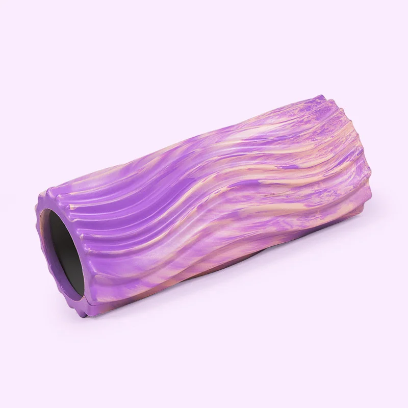 New Style  Middle Density Soft Touch Hollow Stretchable Foam Roller Eva For Yoga Deep Tissue Massage Muscle