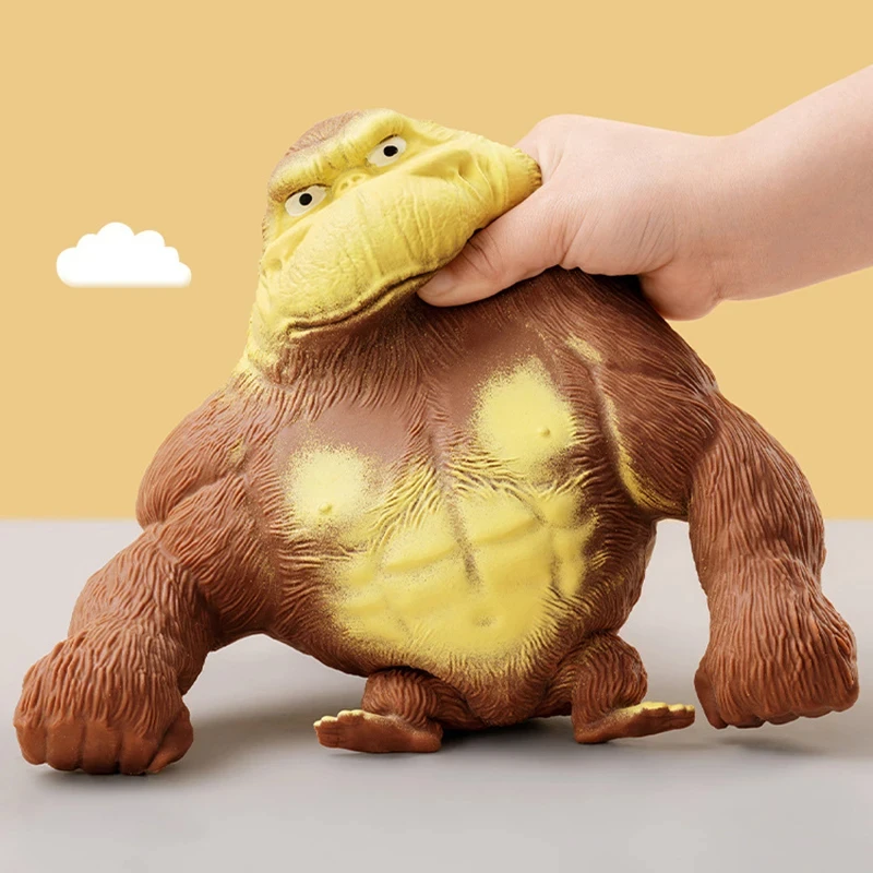 Squeeze Gorilla Toy Funny Monkey Toys Decompression Toys Rubber Stretch And Squeeze Gorilla Gift