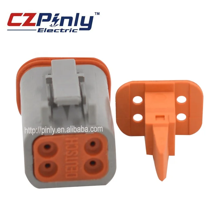 4 Pin Connectors DT Series Female Auto Deutsch Connector DT06-4S