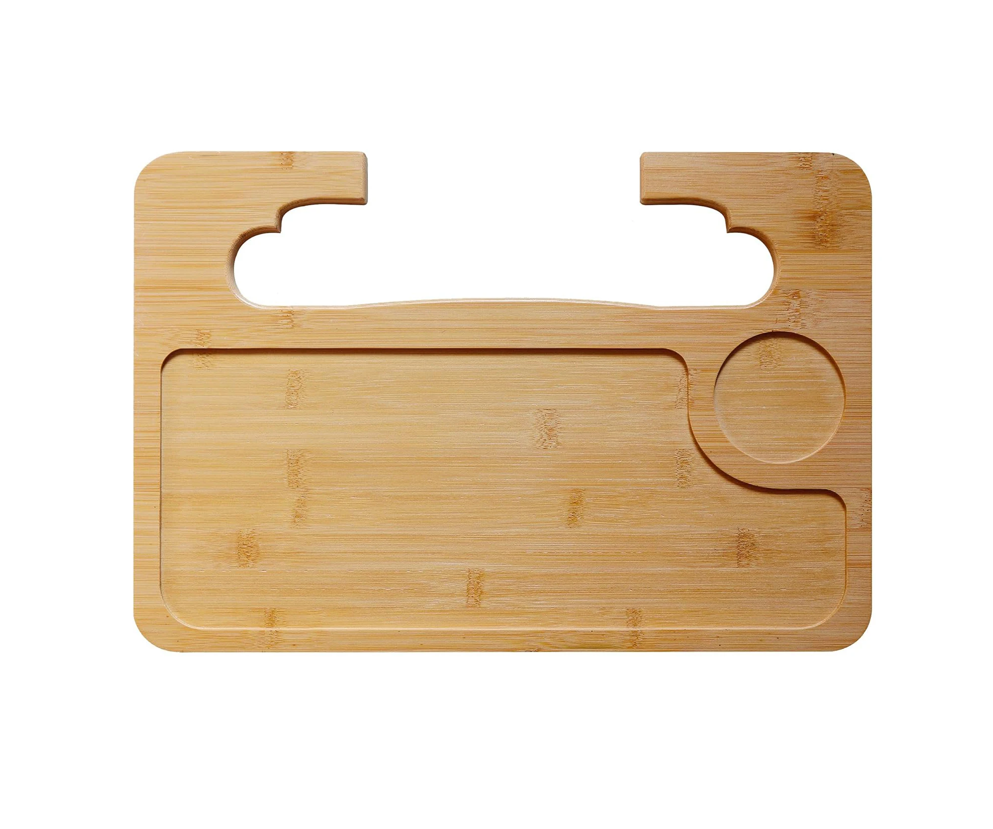 Wholesale Bamboo Car Steering Wheel Tray Car Table Double-Sided Steering Wheel Tray