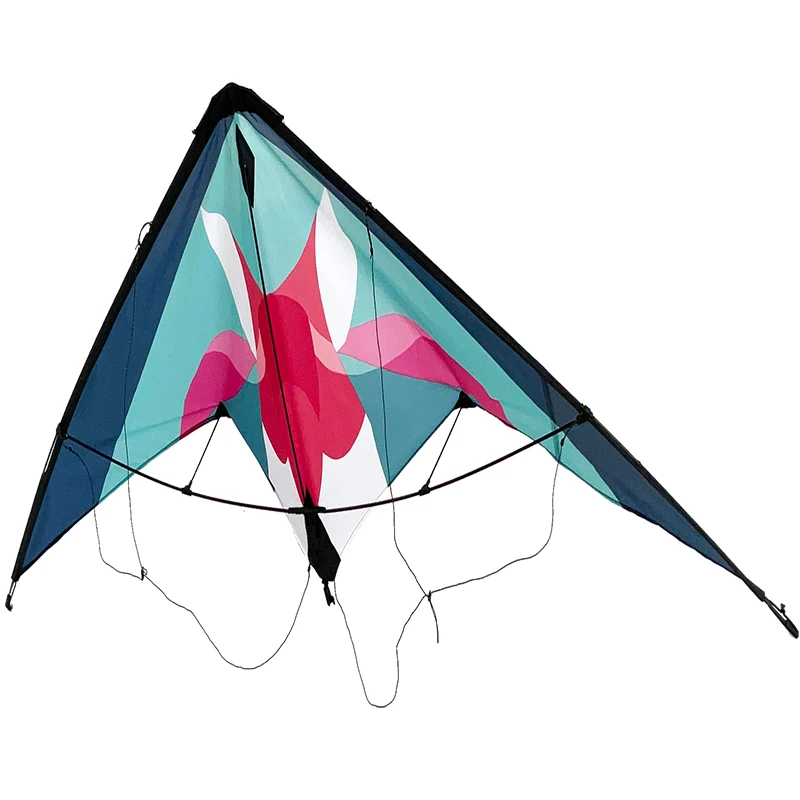 Large Green Pyramid Kite for Kids Great Beach Toy Easy to Fly Made of Durable Nylon by Kite Manufacturers