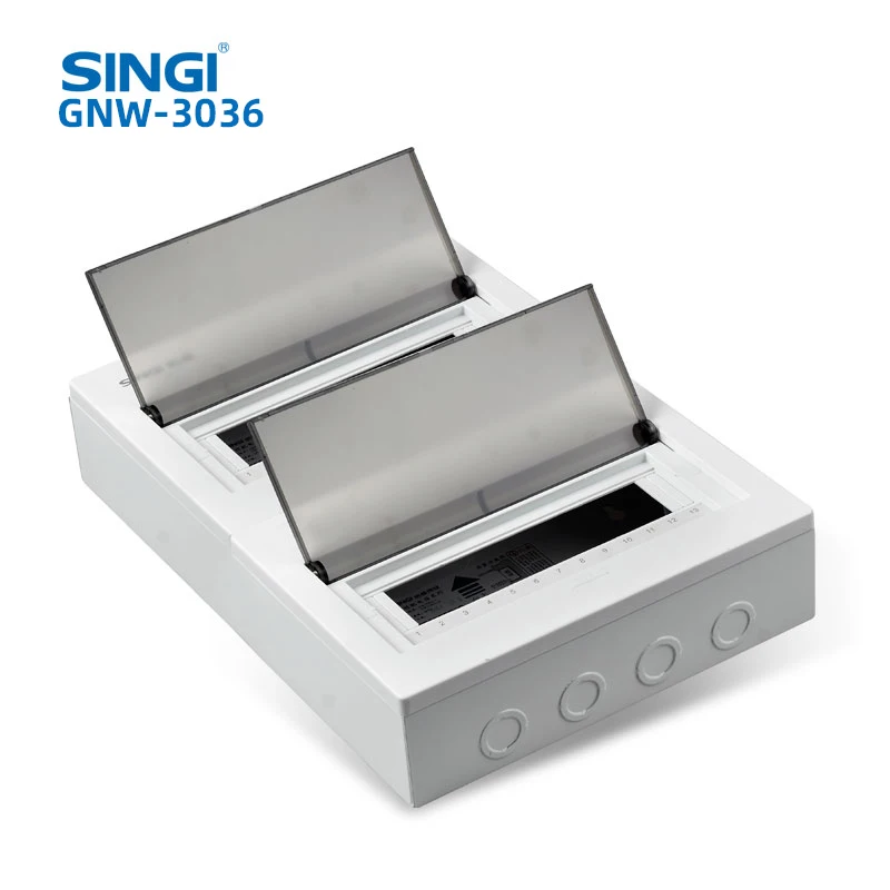 GNB-3036 36 ways 2 rows surface mounted mcb electrical distribution box board Power Equipment & Supplies