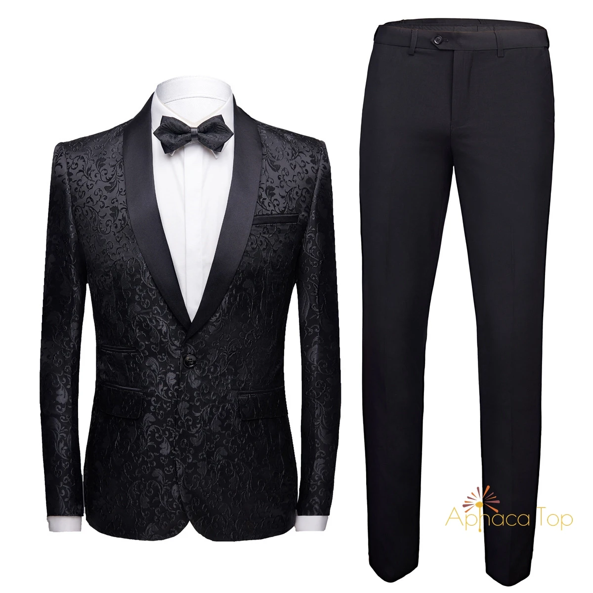 
APHACATOP 2020 Factory Supply Fashion Slim Fit Mens Tuxedo Suit for Big & Tall 