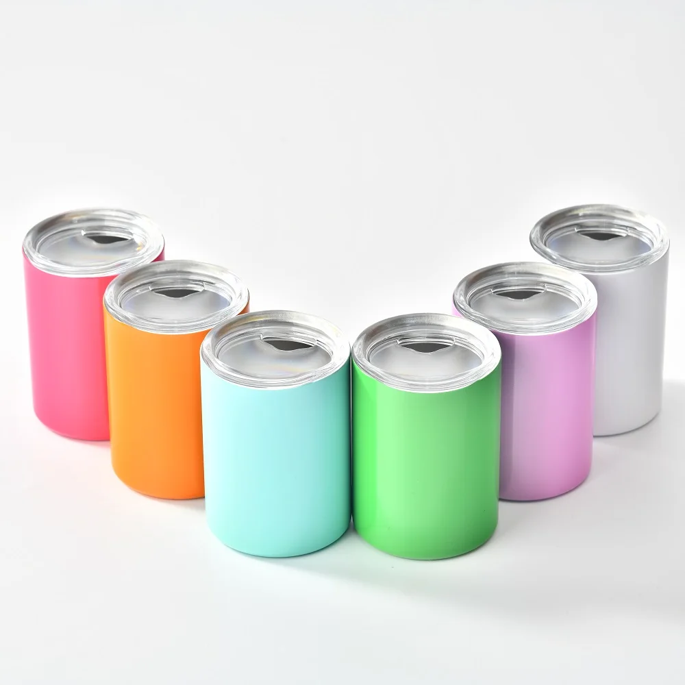 NEW 3oz Mini Sublimation Stainless Steel Miniature Shot Tumbler Cups Glasses Drinking Insulated Tumbler with Lid and Straw