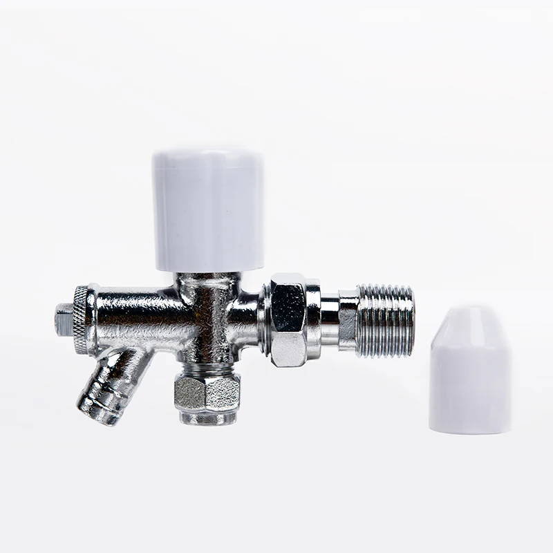 OLDE Hot Selling TRV Chrome Brass Thermostatic Valve Towel Radiator Valve