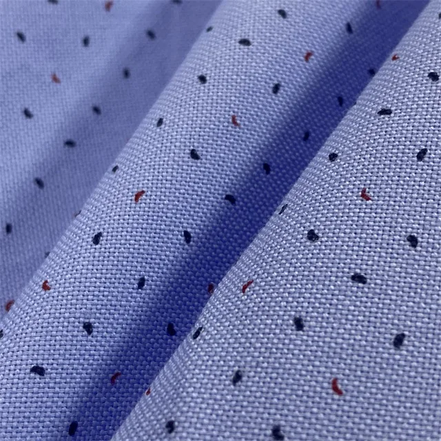 100%cotton reactive yarn dyed oxford men shirts woven fabric