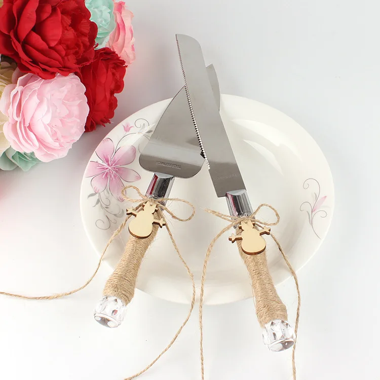 Exquisite Twine Bow Handle Stainless Steel Cake Tools Christmas Gifts Christmas Decorations