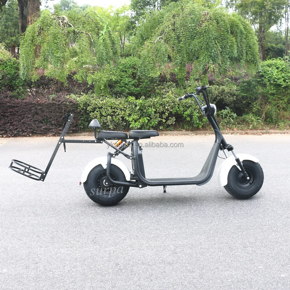 Двухместные электрические скутеры citycoco для взрослых 1500 Вт 2000 60 в 12 Ач/20 Ач с толстыми шинами Электрический скутер гольфа