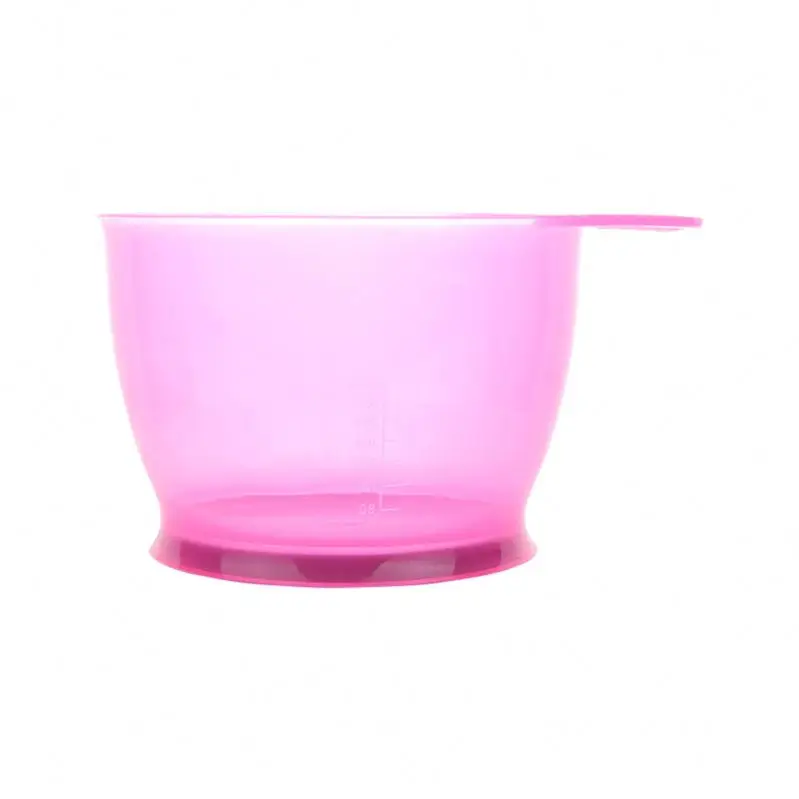 
Professional wholesale salon equipment hair coloring dyeing plastic rubber non-slip colorful tint bowl 