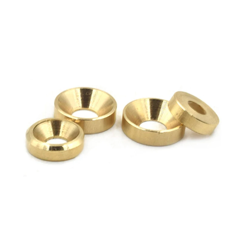 H59 H62 Yellow Brass Plain Finish Cone Face Washers Cone Face Washers Spherical Washers Conical Seats DIN6319