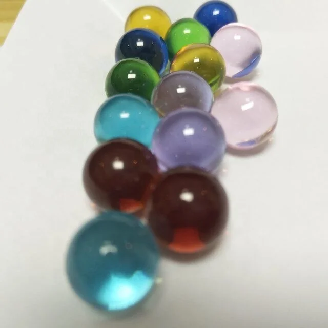  Низкая цена цветные желтые стеклянные шарики для украшения