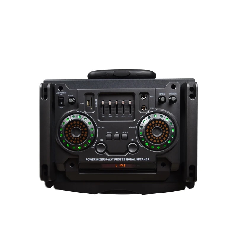 Professional Audio DJ Sound System With BT / Outdoor Karaoke Trolley Speaker