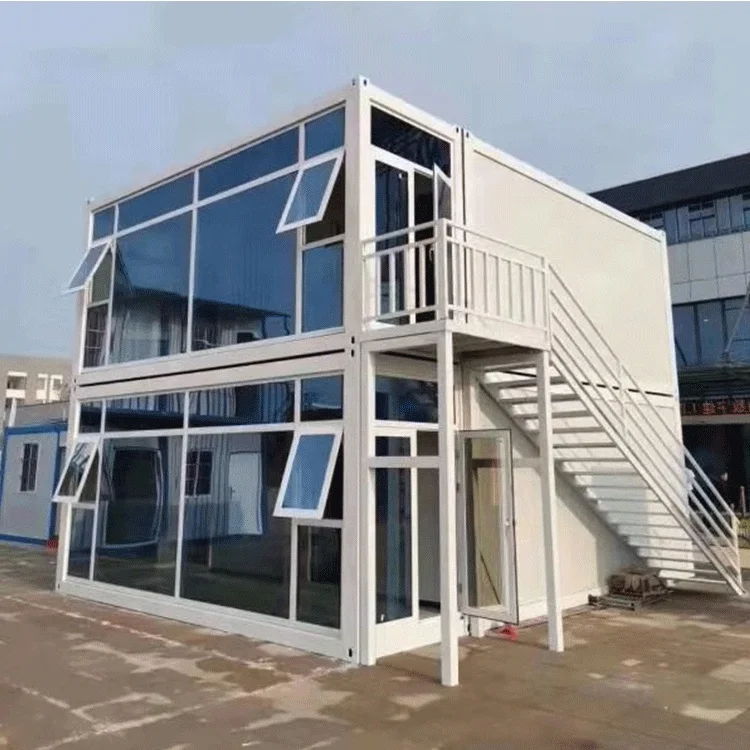 Beautiful prefab container house european 20 feet wpc prefab container house 20ft flat pack container house.