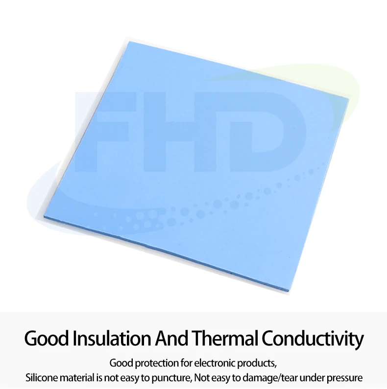 0.5Mm 1Mm 2Mm Thick Rubber Silicon Thermal Conductive Insulating Sticky Pad Pack Xbox Sheet Thermal Pads Cpu Thermal Grizzly 2Mm