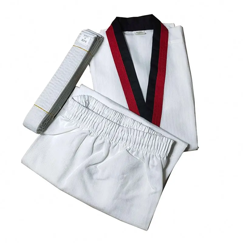 Высококачественная детская униформа для тхэквондо из ткани Poomsae