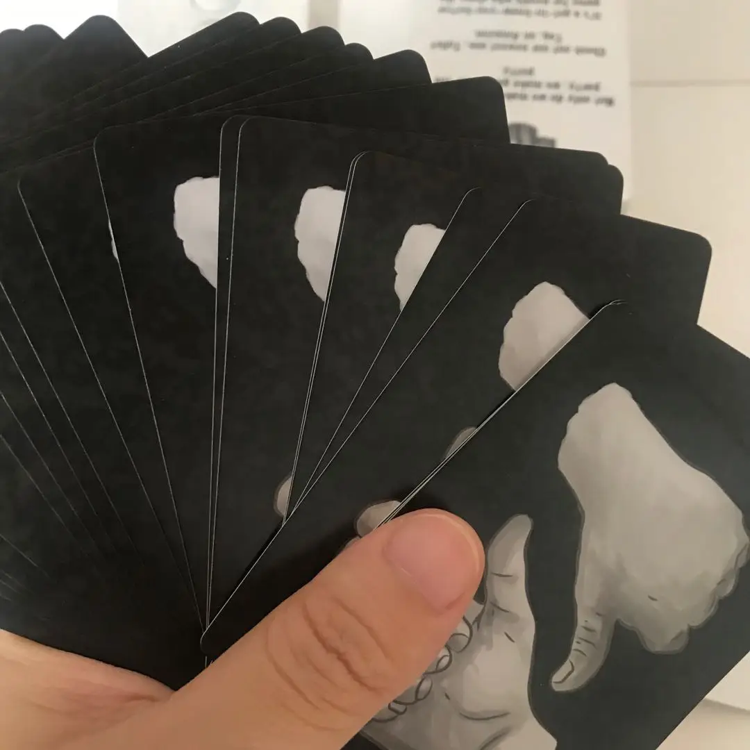 marking radium bluetooth glow football player red pvc anime reactive playing card deck