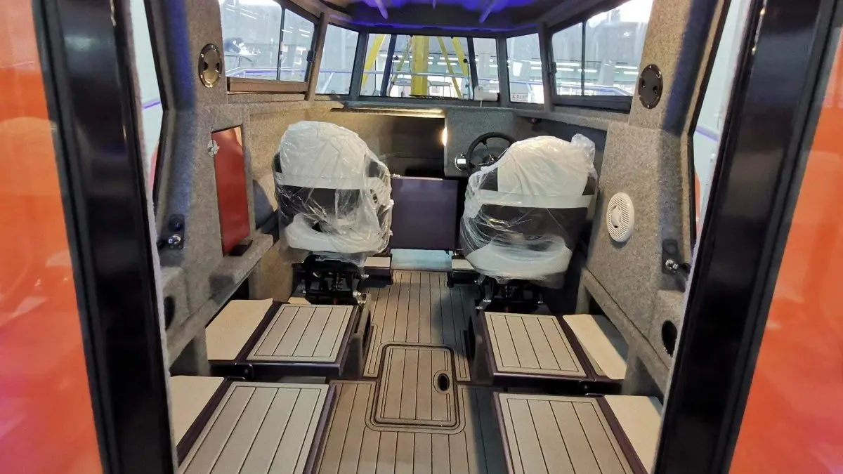 America 25ft Fishing Vessel New Build Easy Craft Center Cabin Aluminum Fishing Boats For Sale