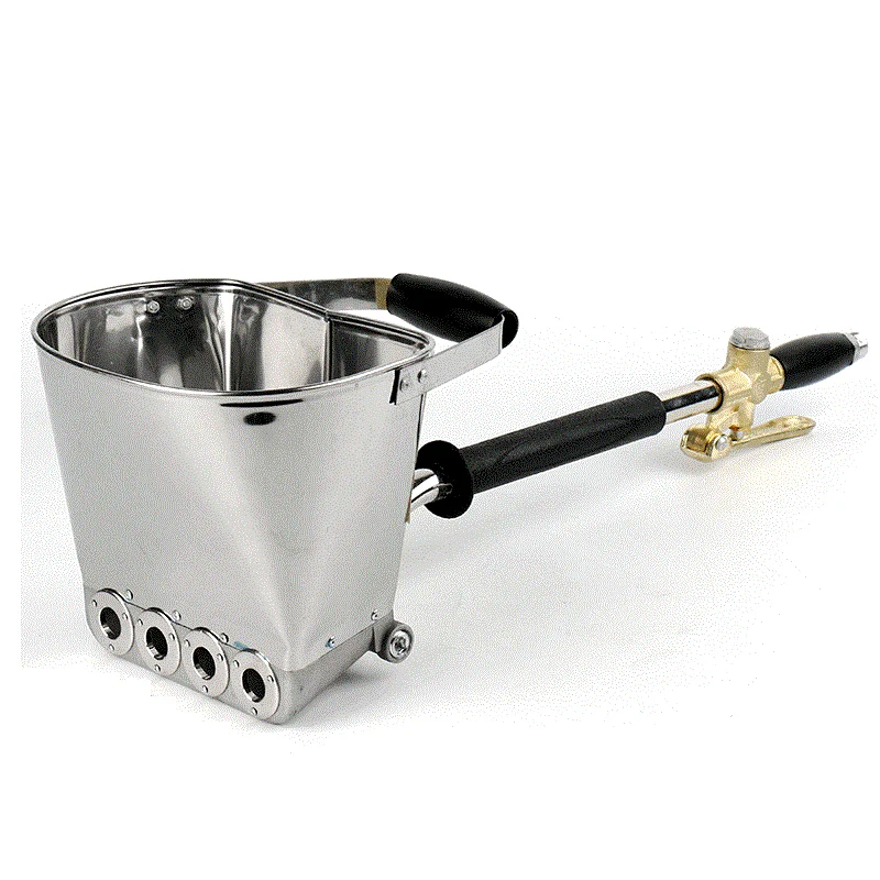 High quality stainless steel spray gun of mortar plastering machine