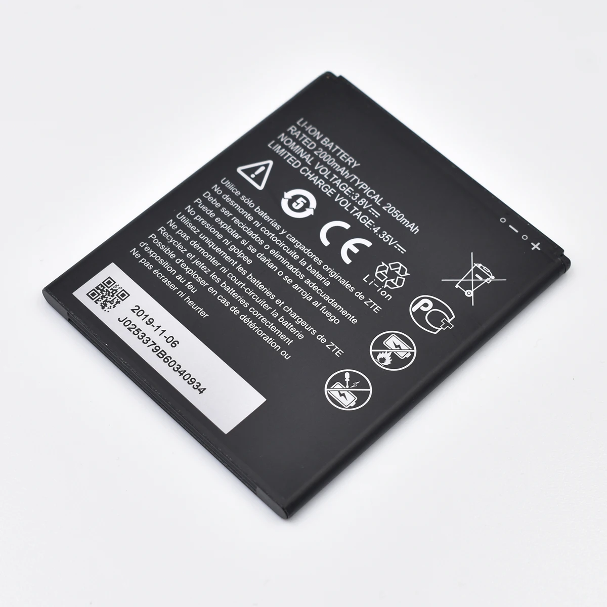High Quality li-ion BATTERY LI3820T43p4h695945 for ZTE Blade A3 2019 L8 v55 PHONE 2050mAh