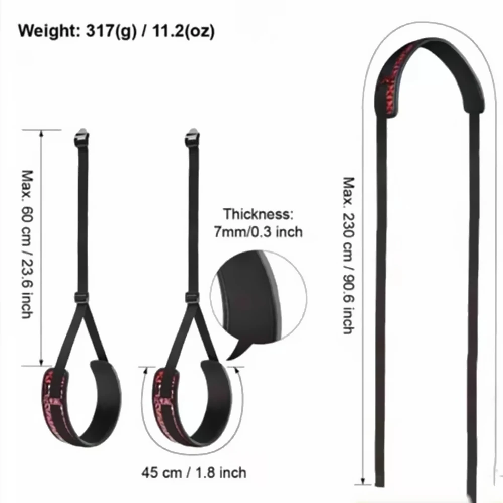 Nylon Sex Swing with Triangle Frame Sling Swing Sex Toys for Couple Sex Swing Set BDSM Japanese Bondage Suit Adult SM