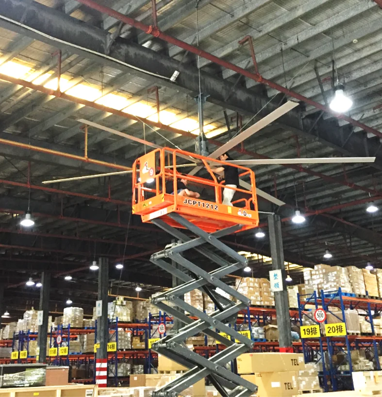 Apogee 24ft warehouse Use  Energy Saving   HVLS Ceiling Fan  with Geardrive Motor