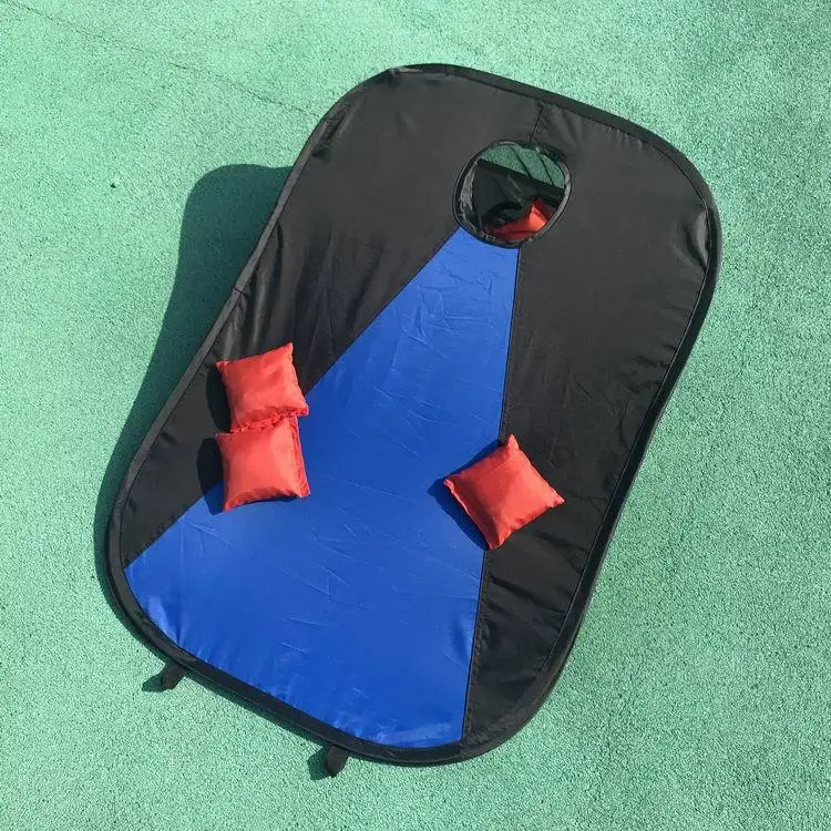 Складной портативный Кукурузы Отверстие Доски Игровой Набор с 8 Cornhole Мешок Фасоли