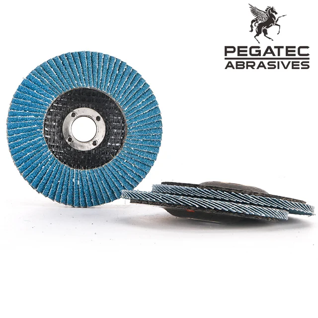 PEGASTAR 100x16mm mini flap disc stainless steel  MPA certification