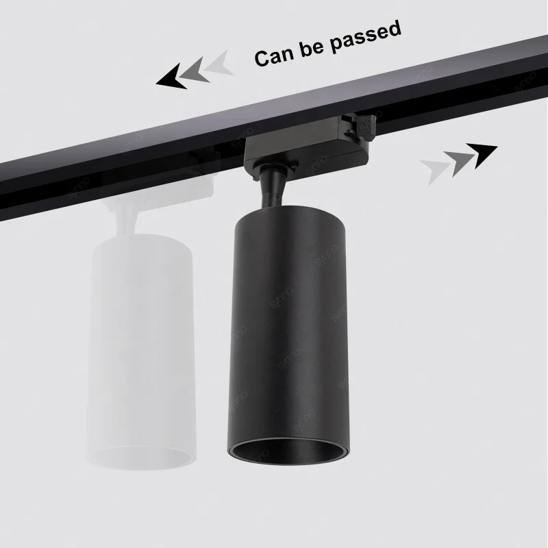 Hot Sale 48V Magnetic Track System Surface Mounted Spot Focus Lamp Linear Light Magnetic LED Track Light For Commercial Lighting