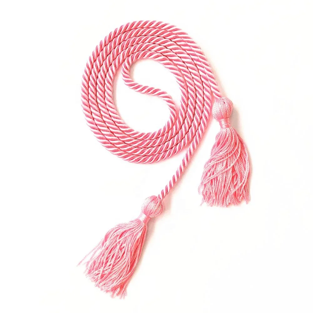 Pink Ceremony Graduation Honor cord and Tassel