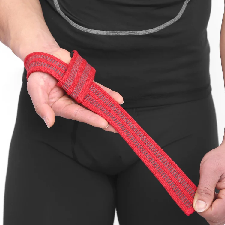 
Aolikes adjustable silicone rubber dumbbell wrist wraps straps 