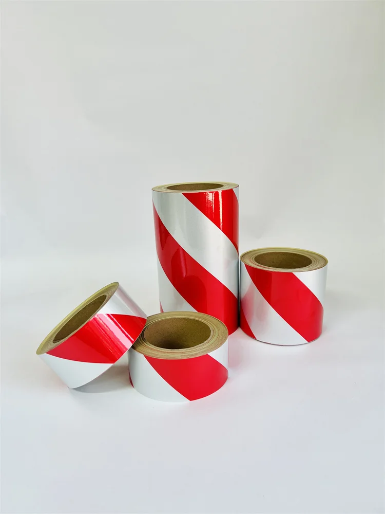 Yellow Radium Sticker Reflective Tape Car Reflective Adhesive Tape reflective Trailer Safety Tape