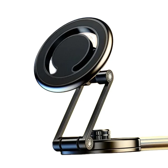 Оптовая Продажа с завода, Новый магнитный автомобильный держатель для телефона, складная подставка для мобильного телефона в автомобильном магнитном креплении, OEM ODM