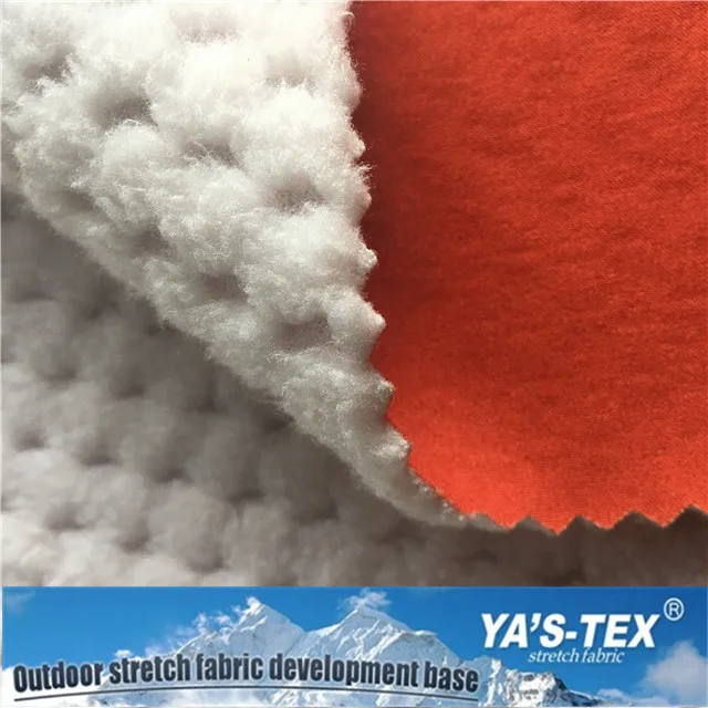 
4 way stretch compound White Polar Fleece fabric 3 layers Laminated Waterproof Fabric textile for garment 