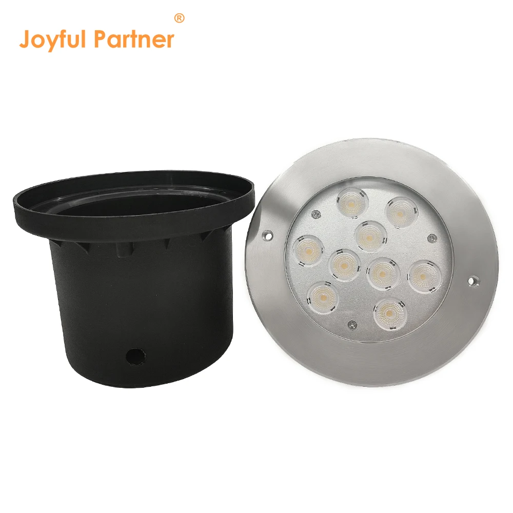 IP67 Stainless Steel 316 24VDC Underground Lights Outdoor 9W RGB RGBW Full Color Underground Light