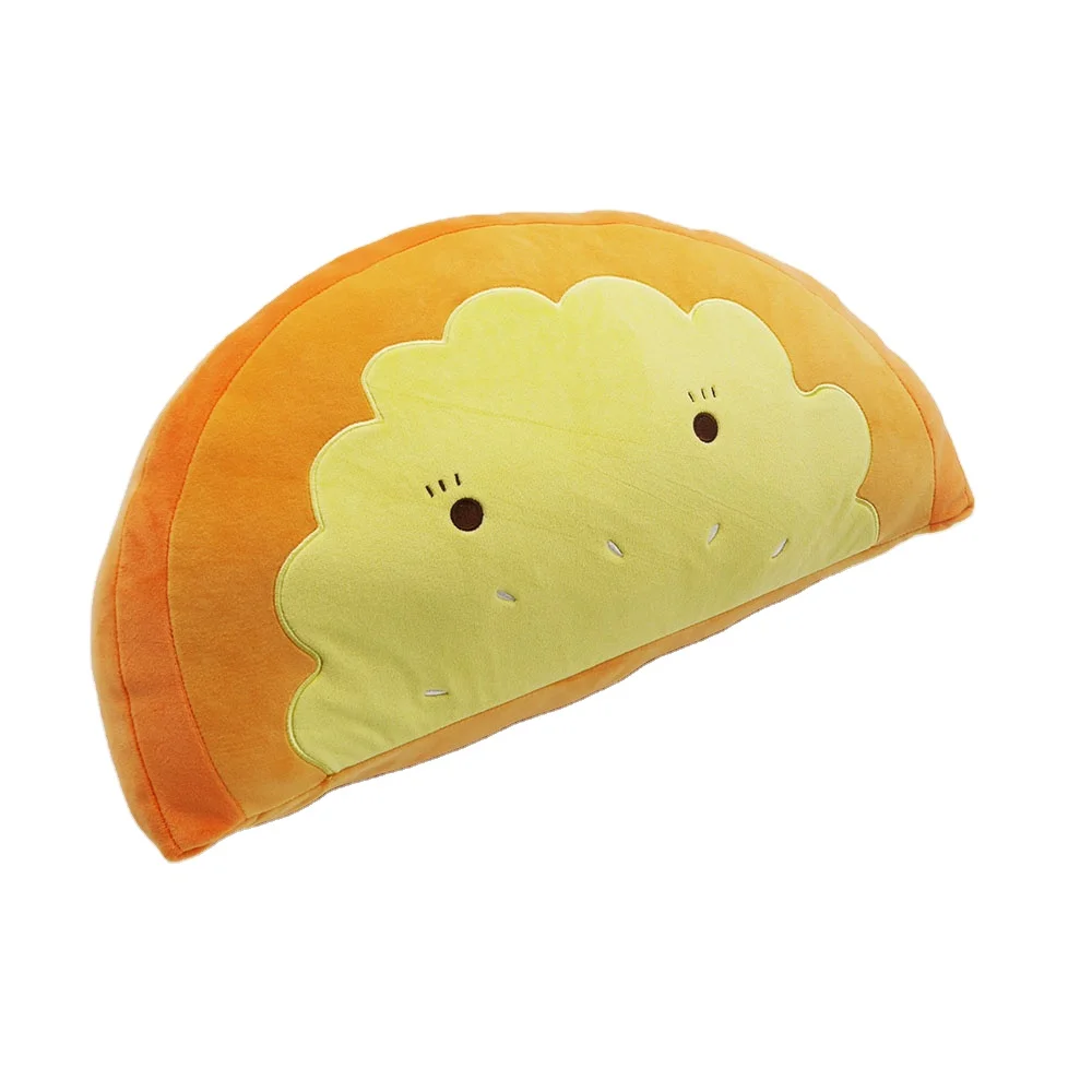 Cartoon Funny Stuffed Fruits Cute Orange Plush Toy Soft Stuffed Doll Pillow For Kids
