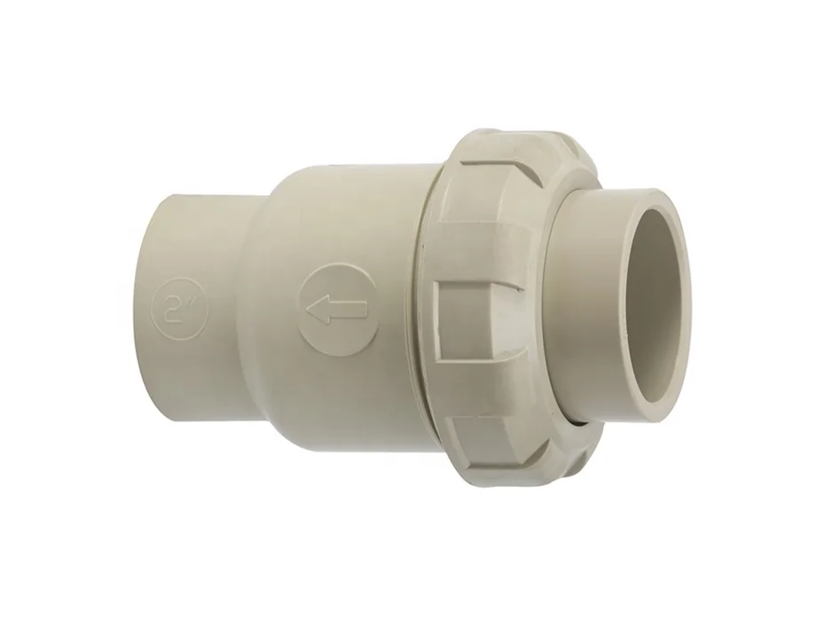 SWD Plastic high quality pvc/cpvc check valve 1/2inch to 2inch grey color body,Customized pvc/cpvc ball valve