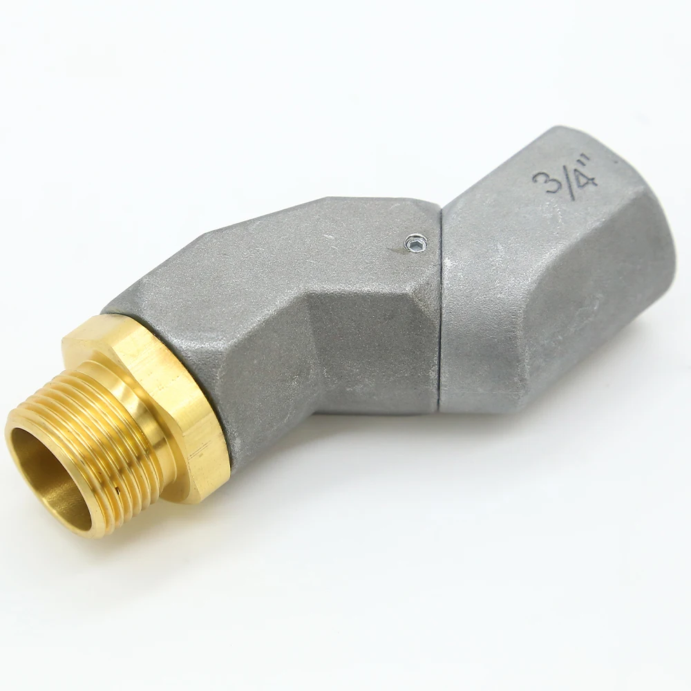 Durable 3/4 inch 360 degree swivel fuel oil hose end fitting