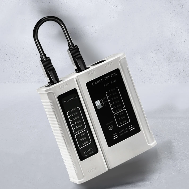 Multifunction Lan Network Cable Tester Tool Kit Box Rj45 Utp Cable Tester Crimping Stripper Tool