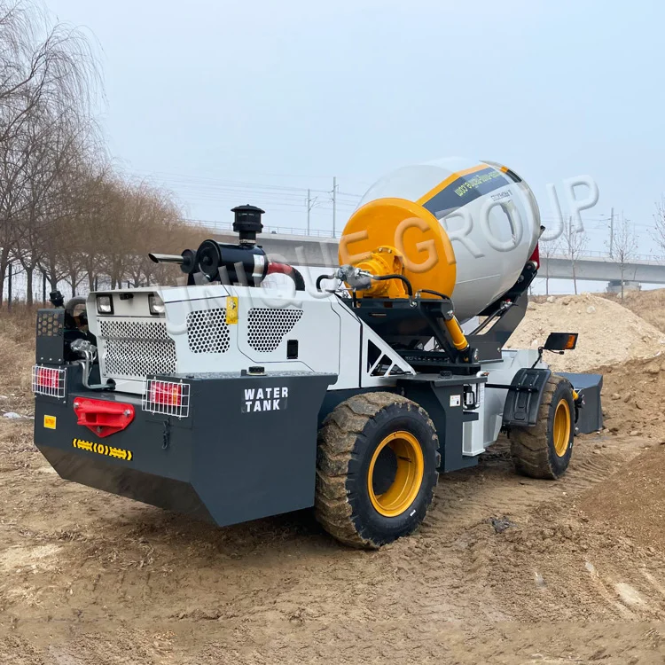 Concrete Cement Self Loading Max Tone 1.2m3 4m3 Mobile Concrete Mixer Batch Truck