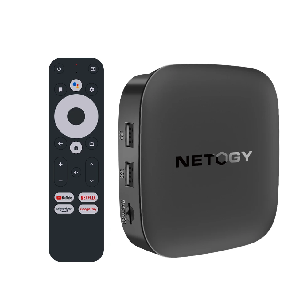 Netogy Лидер продаж 4k каналы 2g 16g flash google Сертифицированный android tv box
