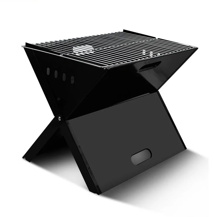 Hotspot Notebook Portable BBQ GRILL x shape foldable charcoal grill luxury bbq oven