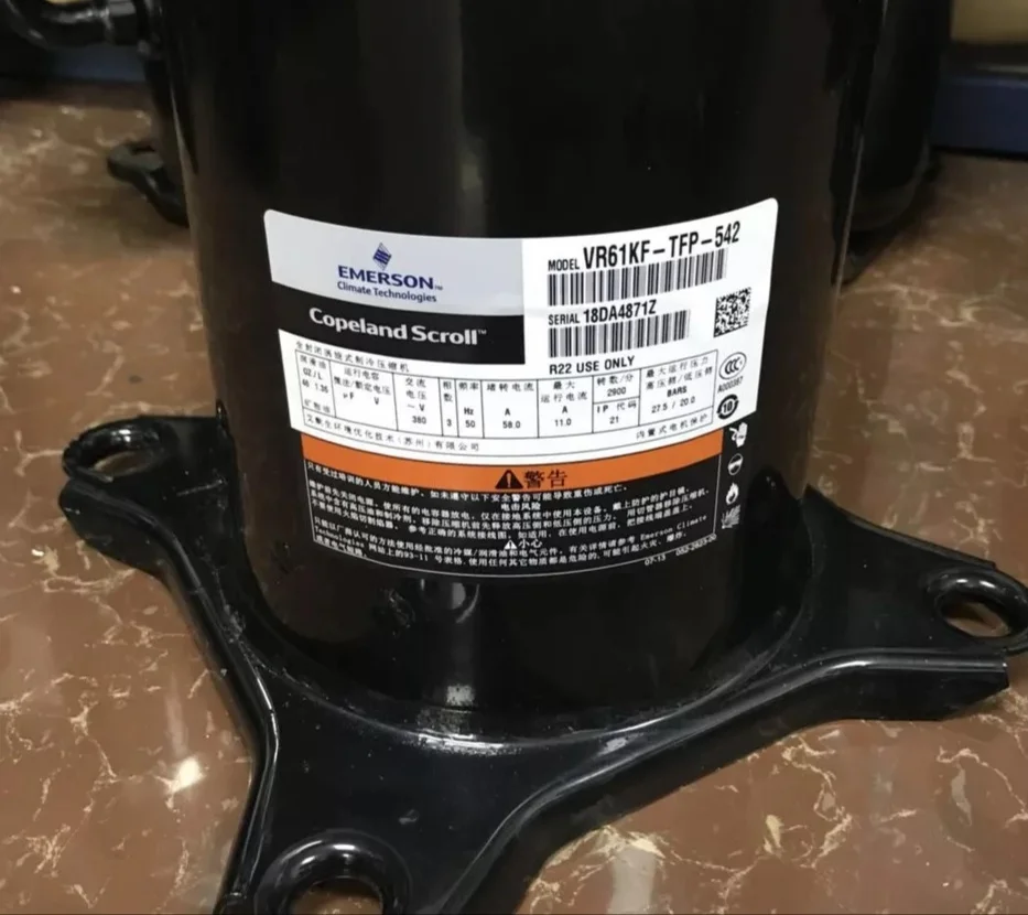 VR48KS-TFP-542 scroll hermetically sealed compressor for Copeland compressor
