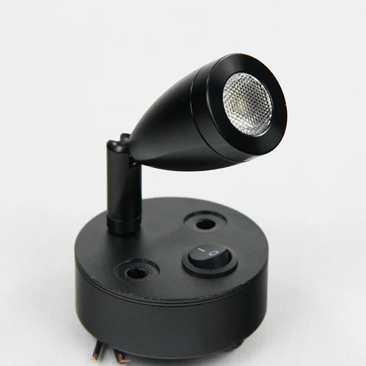 Nice quality aluminum RV reading light caravan table lamp camper van light with USB power supply